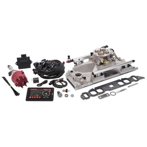 Pro Flo 4 EFI System Seq Port BBC Oval Port 850 Max HP 60lb/hr Satin Finish