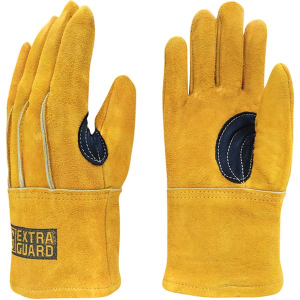 EG012S 362-4310 牛床革手袋 EXTRAGUARD EG-012 TAKIBI 5本指 S