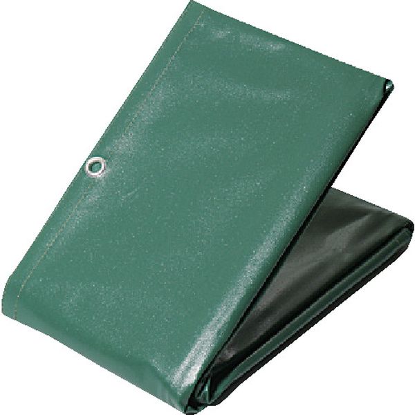 EHW4  ターピー エステル帆布トラックシート W-4号 グリーン 2.6m×3.8m