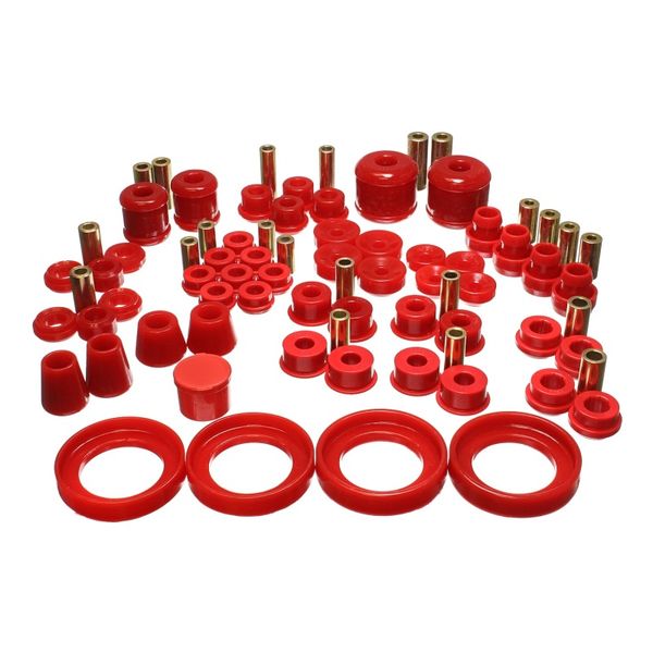 97-01 Honda Prelude (Type SH only) Red Hyper-Flex Master Bushing Set
