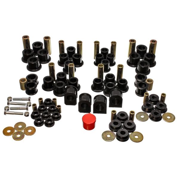 99-04 Ford F-250 4WD Superduty Black Hyper-flex Master Bushing Set