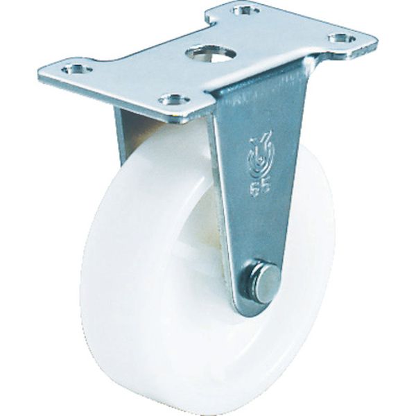 キャスター固定車　径１００ナイロン車輪