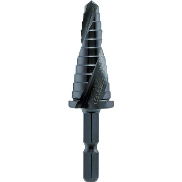 電動ドリル用六角シャンクスパイラルステップドリル