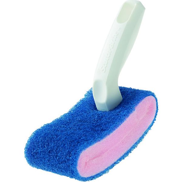 ETBST 206-5230  スコッチ・ブライト トイレ用 柄つき スポンジ たわし