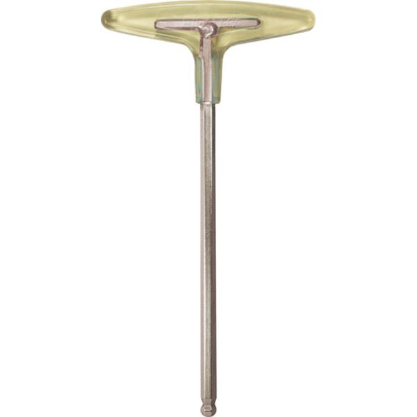 EXT3 811-6340  T型 六角棒スパナ テーパーヘッド 樹脂ハンドル 3mm 単品