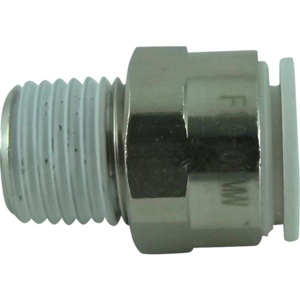 チヨダ　ファイブメイルコネクタ　Ｗ（白）１０ｍｍ・Ｒ１／４