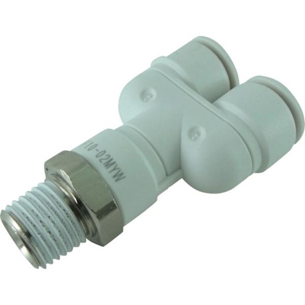 チヨダ　ファイブメイルブランチワイ　Ｗ（白）１０ｍｍ・Ｒ１／４