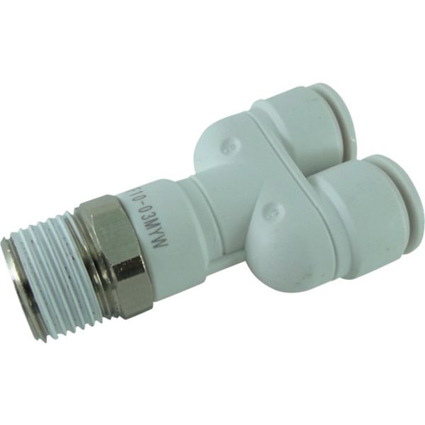 チヨダ　ファイブメイルブランチワイ　Ｗ（白）１０ｍｍ・Ｒ３／８