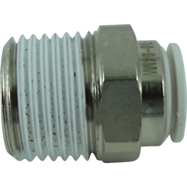 チヨダ　ファイブメイルコネクタ　Ｗ（白）１０ｍｍ・Ｒ１／２