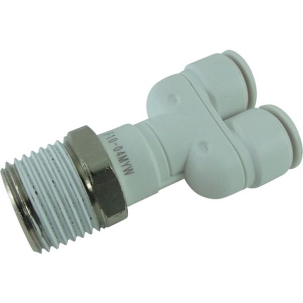 チヨダ　ファイブメイルブランチワイ　Ｗ（白）１０ｍｍ・Ｒ１／２