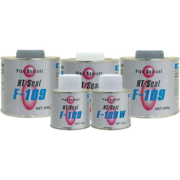 F109W100 683-5676  配管用シール剤 F-109W(ホワイト) 100g