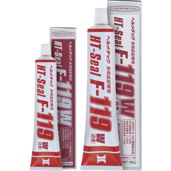 F119W50 683-9971  多用途配管用シール剤 F-119W(白色) 50ml