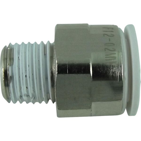 チヨダ　ファイブメイルコネクタ　Ｗ（白）１２ｍｍ・Ｒ１／４