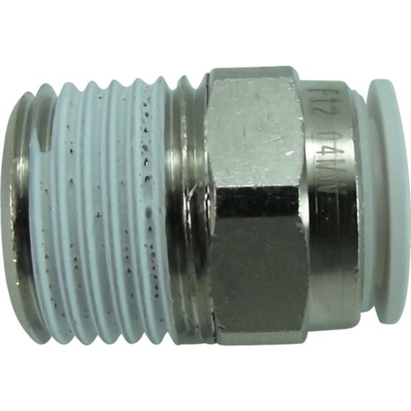 チヨダ　ファイブメイルコネクタ　Ｗ（白）１２ｍｍ・Ｒ１／２