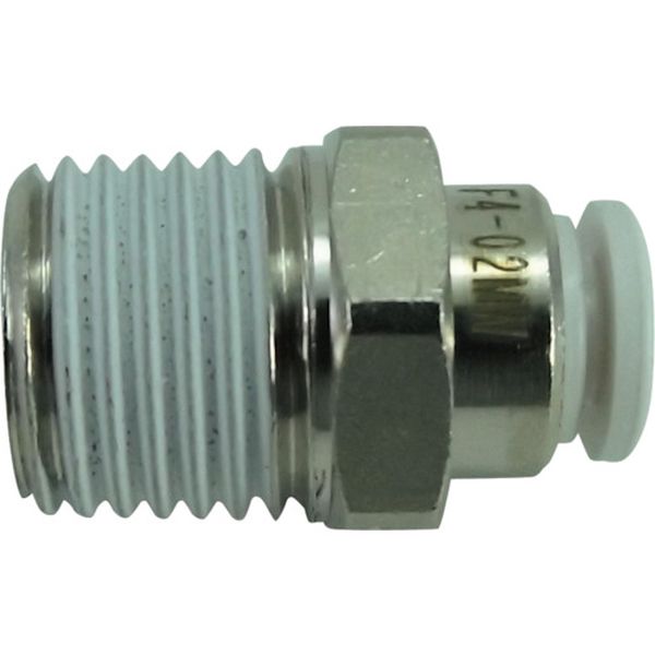 チヨダ　ファイブメイルコネクタ　Ｗ（白）４ｍｍ・Ｒ１／４