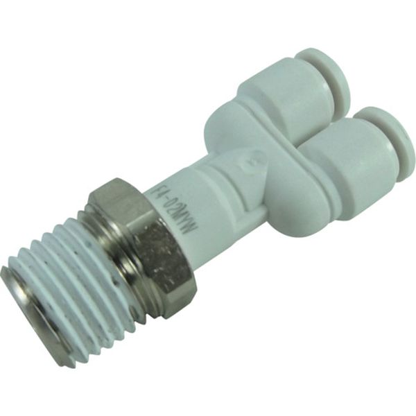 チヨダ　ファイブメイルブランチワイ　Ｗ（白）４ｍｍ・Ｒ１／４