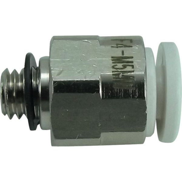 チヨダ　ファイブメイルコネクタ　Ｗ（白）４ｍｍ・Ｍ５Ｘ０．８