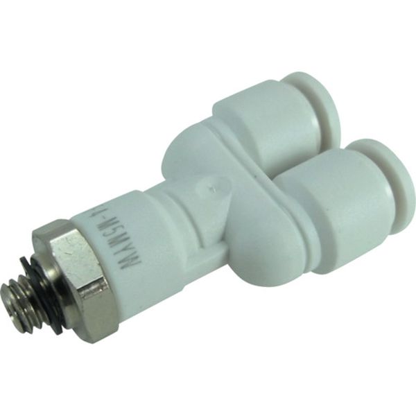 チヨダ　ファイブメイルブランチワイ　Ｗ（白）４ｍｍ・Ｍ５Ｘ０．８