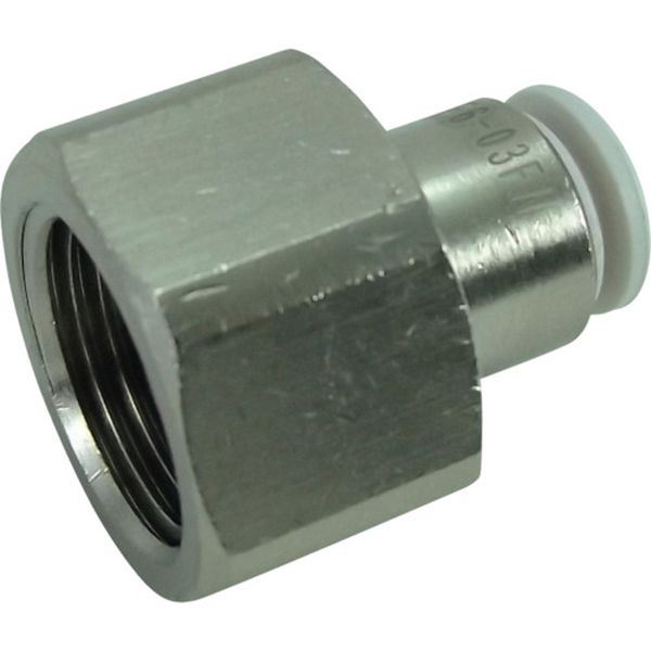 チヨダ　ファイブフィメイルコネクタ　Ｗ（白）６ｍｍ・ＲＣ３／８