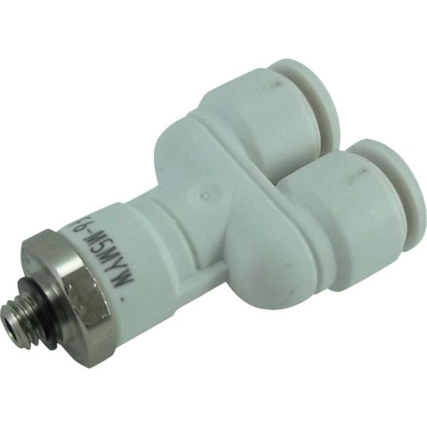 チヨダ　ファイブメイルブランチワイ　Ｗ（白）６ｍｍ・Ｍ５Ｘ０．８