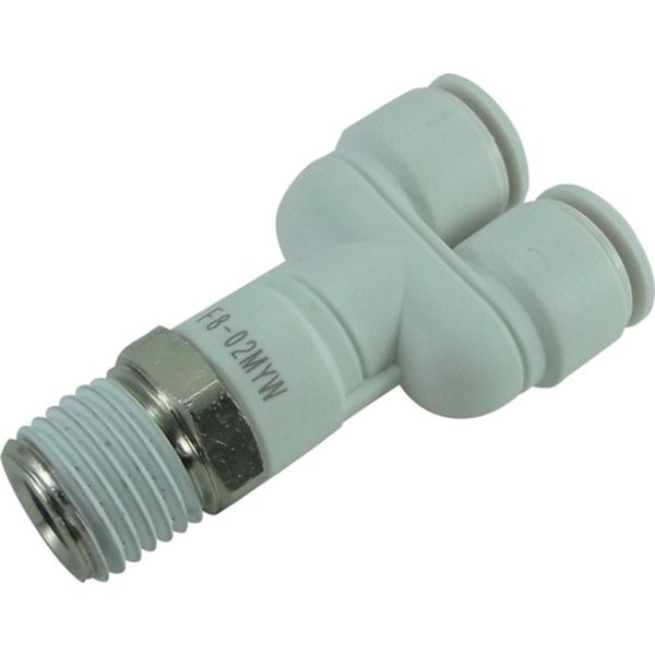 チヨダ　ファイブメイルブランチワイ　Ｗ（白）８ｍｍ・Ｒ１／４