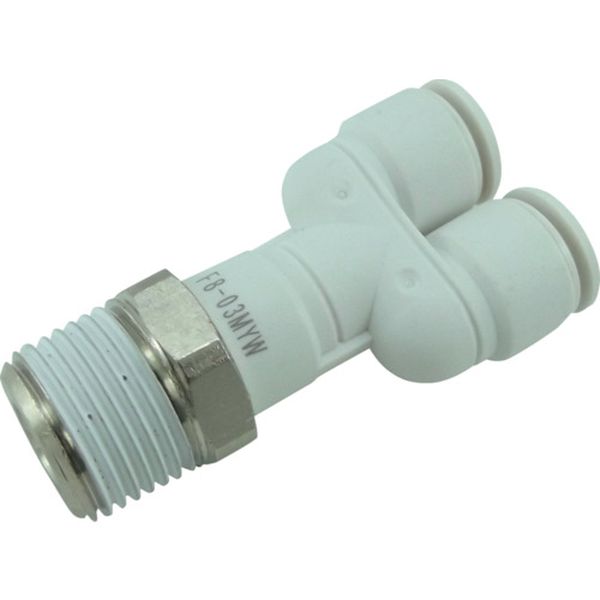 チヨダ　ファイブメイルブランチワイ　Ｗ（白）８ｍｍ・Ｒ３／８