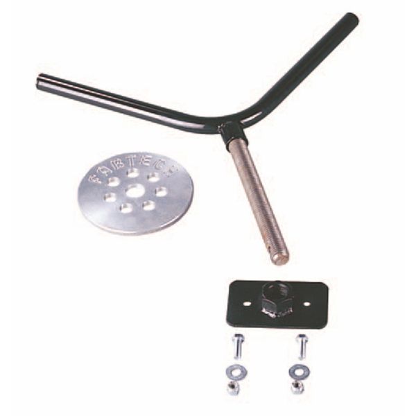 Universal Spare Tire Flat Mount - Black