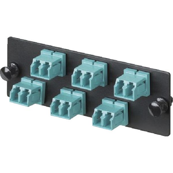 光ファイバー LCアダプタパネル デュプレックス 12芯 OM3/OM4