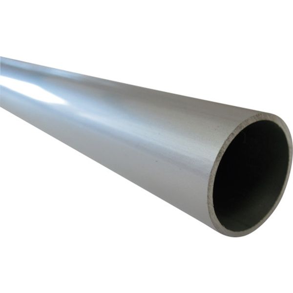 アルミ丸パイプ 18×1.0 シルバー艶消し 1m