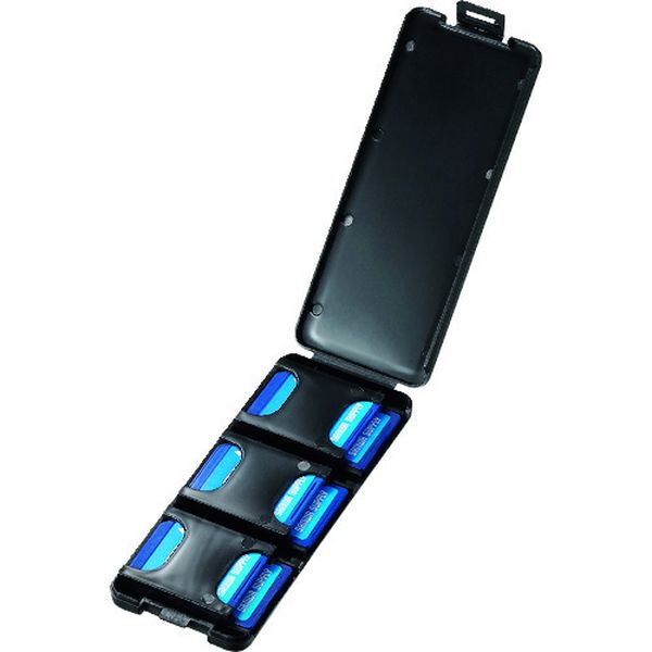 SDカードケース(6枚収納・ブラック)