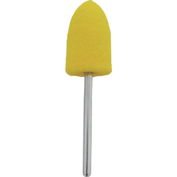 イエローフェルト軸付ホイール 砲弾型 6x15x3 10個入り