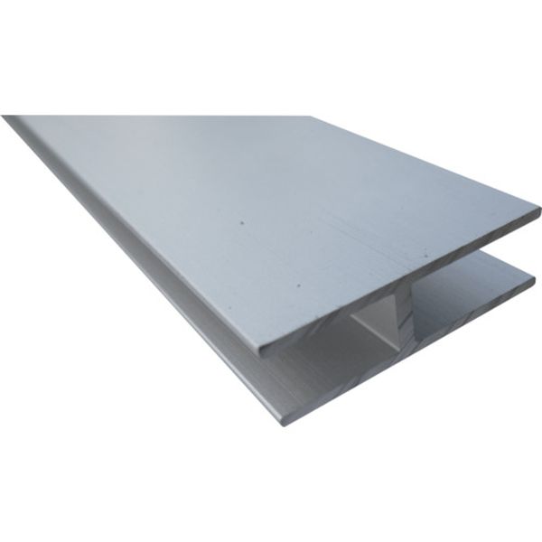 アルミモールH型ハカマ 25X5 シルバー 1m