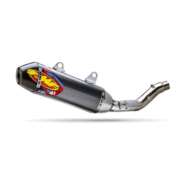 FMF Racing Yamaha YZ450F 14-17/ WR/YZ450FX 16-18 Anod TI Factory 4.1 RCT SO Muffler w/R. Carbon Cap