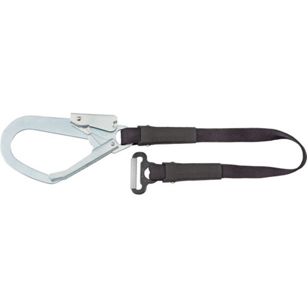 タジマ　２丁掛け平ロープ　Ｌ１ブラック　８０ｃｍ