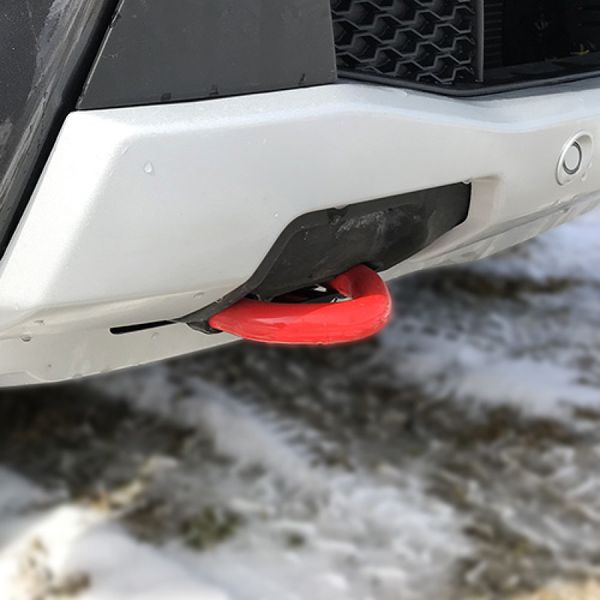 2019 Ford Ranger Front Tow Hooks - Pair - Red