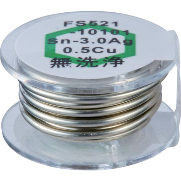 FS52110101  はんだ ヘクスゾール 鉛フリー Sn-3.0Ag-0.5Cu Φ1mm 1m
