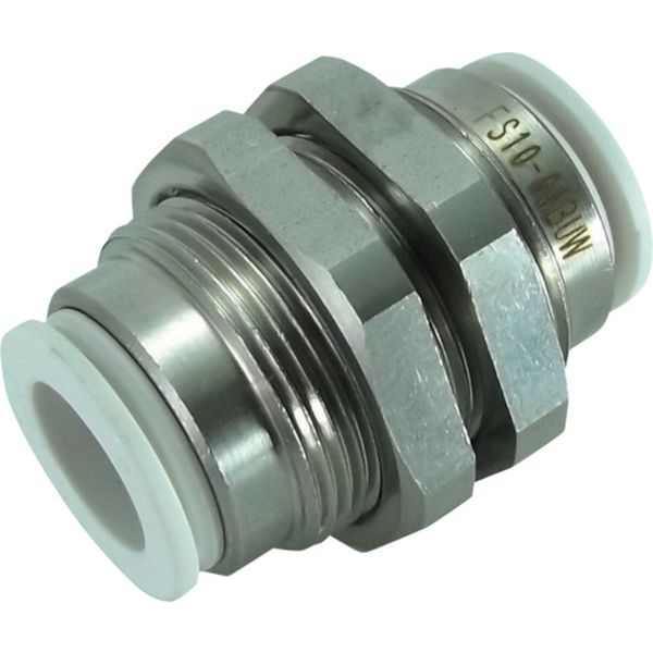 チヨダ　ファイブＳＵＳバルクヘッドユニオン　白　１０ｍｍ