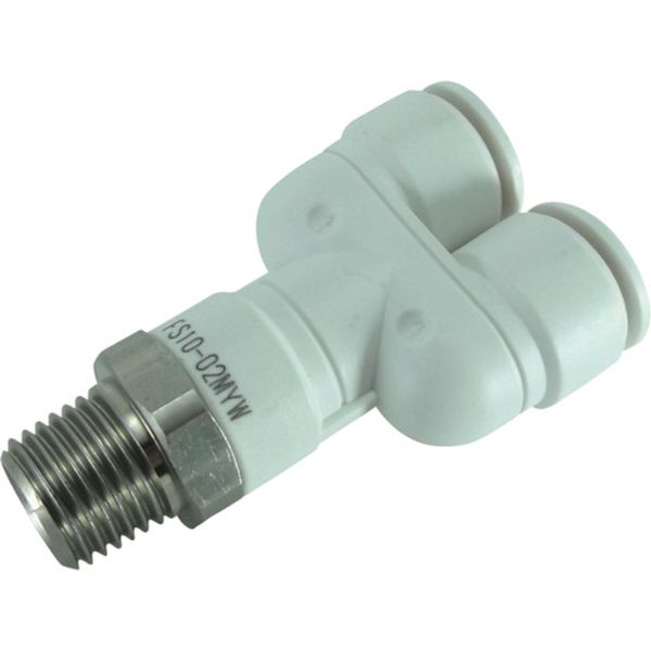 チヨダ　ファイブＳＵＳメイルブランチワイ　白　１０ｍｍ・Ｒ１／４