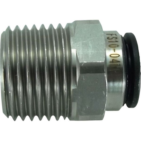 チヨダ　ファイブＳＵＳメイルコネクタ　１０ｍｍ・Ｒ１／２