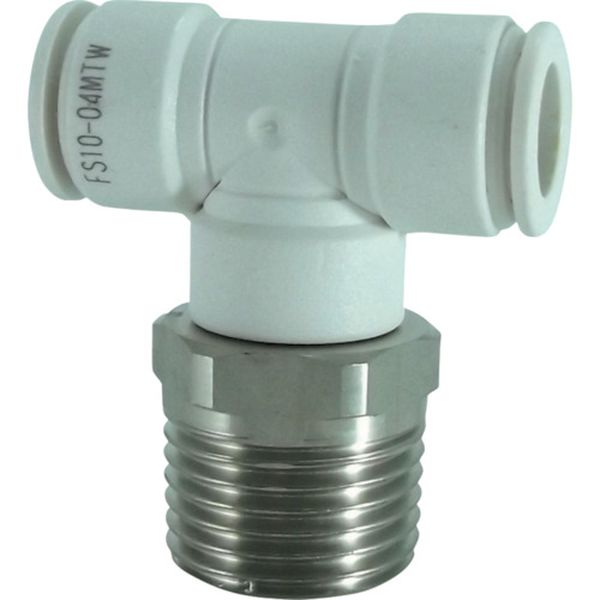 チヨダ　ファイブＳＵＳメイルブランチティ　白　１０ｍｍ・Ｒ１／２