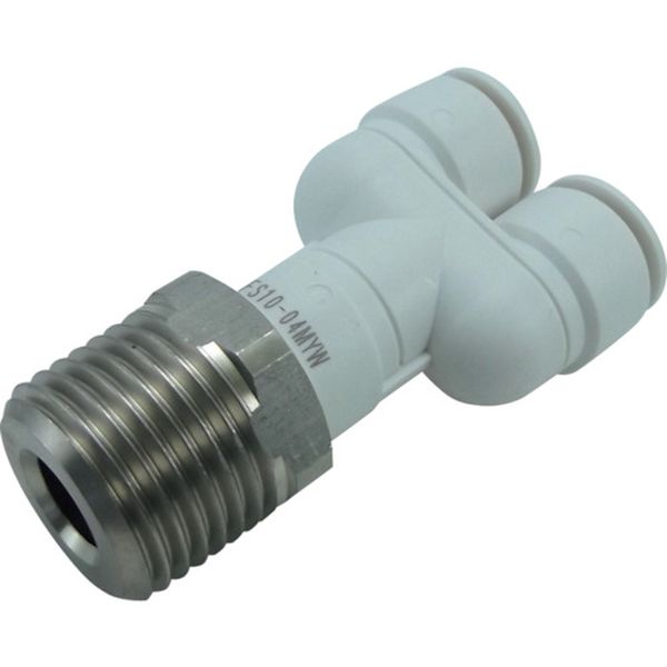 チヨダ　ファイブＳＵＳメイルブランチワイ　白　１０ｍｍ・Ｒ１／２