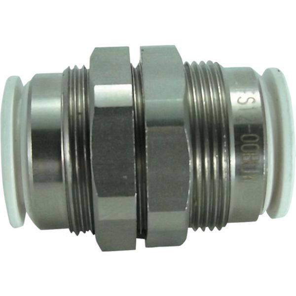 チヨダ　ファイブＳＵＳバルクヘッドユニオン　白　１２ｍｍ