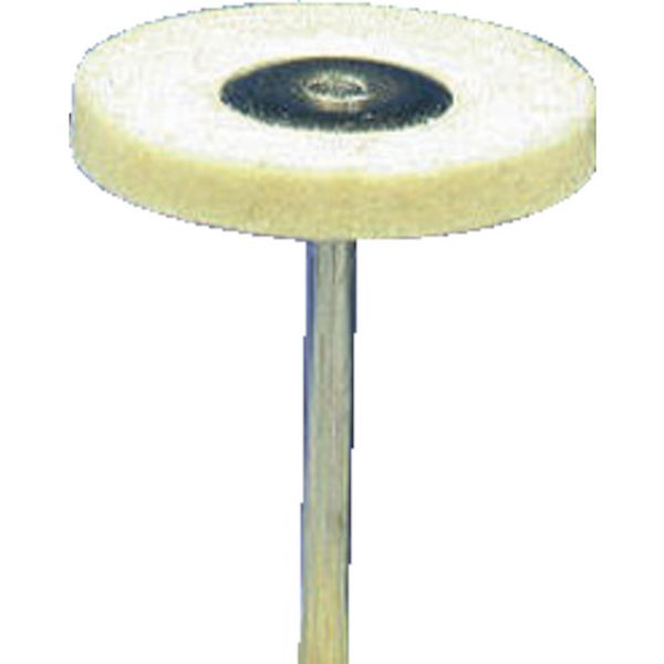 812-4852  フェルト軸付ホイール 平型 20x5x3 10本入り