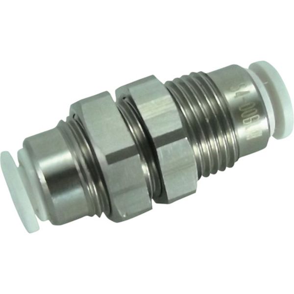 チヨダ　ファイブＳＵＳバルクヘッドユニオン　白　４ｍｍ