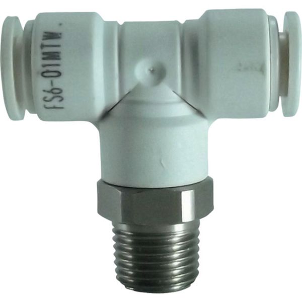 チヨダ　ファイブＳＵＳメイルブランチティ　白　６ｍｍ・Ｒ１／８