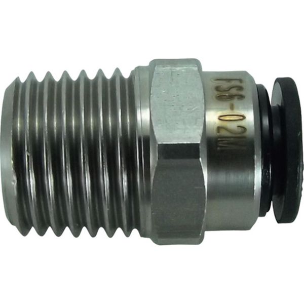 チヨダ　ファイブＳＵＳメイルコネクタ　６ｍｍ・Ｒ１／４