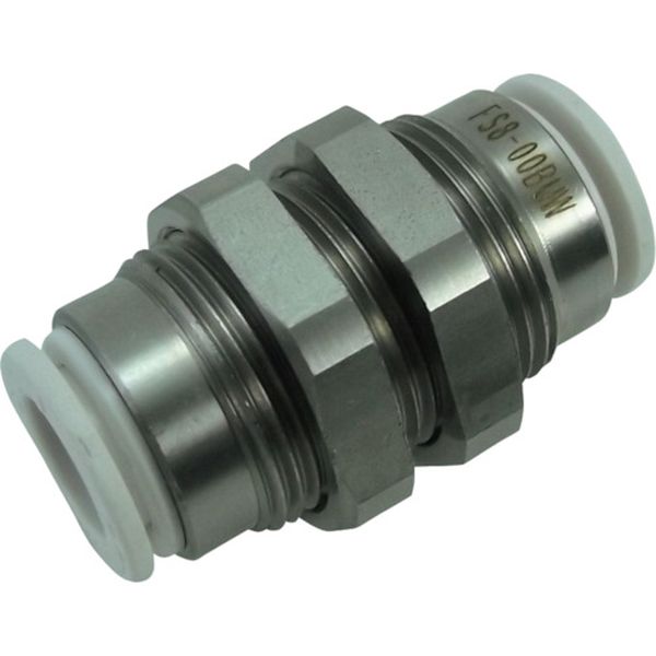 チヨダ　ファイブＳＵＳバルクヘッドユニオン　白　８ｍｍ