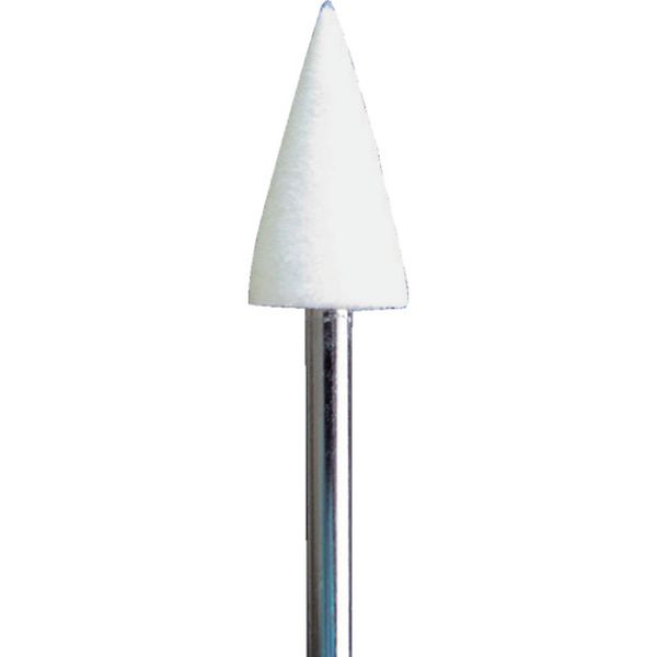 812-4864  フェルト軸付ホイール テーパー型 4x10x3 10本入り