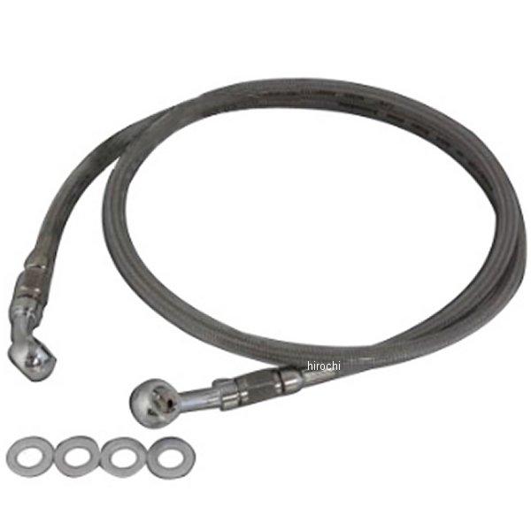 ステンメッシュブレーキホース 1200mm FTR223 クリアーコート仕様