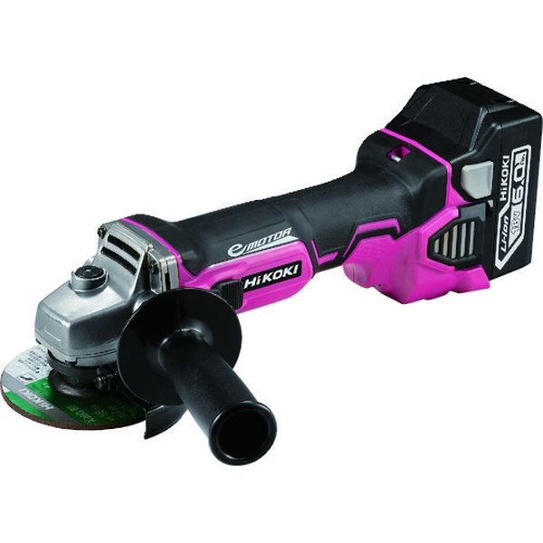 ＨｉＫＯＫＩ 18Vコードレスディスクグラインダー サイドハンドル付 レッド